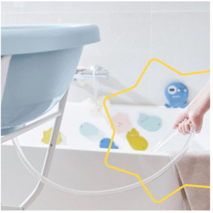 Badabulle - Furtun de scurgere a apei pentru cadita in forma de balena